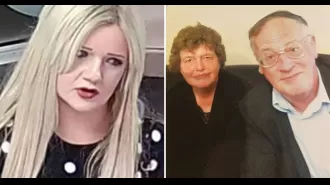 A woman, age 36, confesses to killing her parents, who were discovered four years after their death.