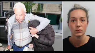 Rebecca Joynes sentenced for sexual relations with two students, cries in court.