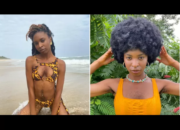 Don't shave legs or bikini line - embrace body hair like I do.