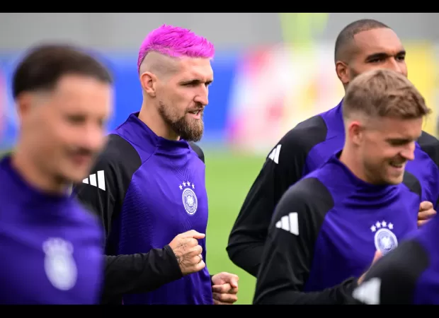Germany's top player debuts a new pink hairstyle ahead of their big match against Spain in Euro 2024.