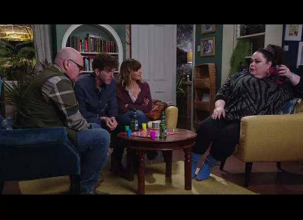 Emmerdale newlyweds face drama as a surprise confrontation disrupts their wedding celebrations.