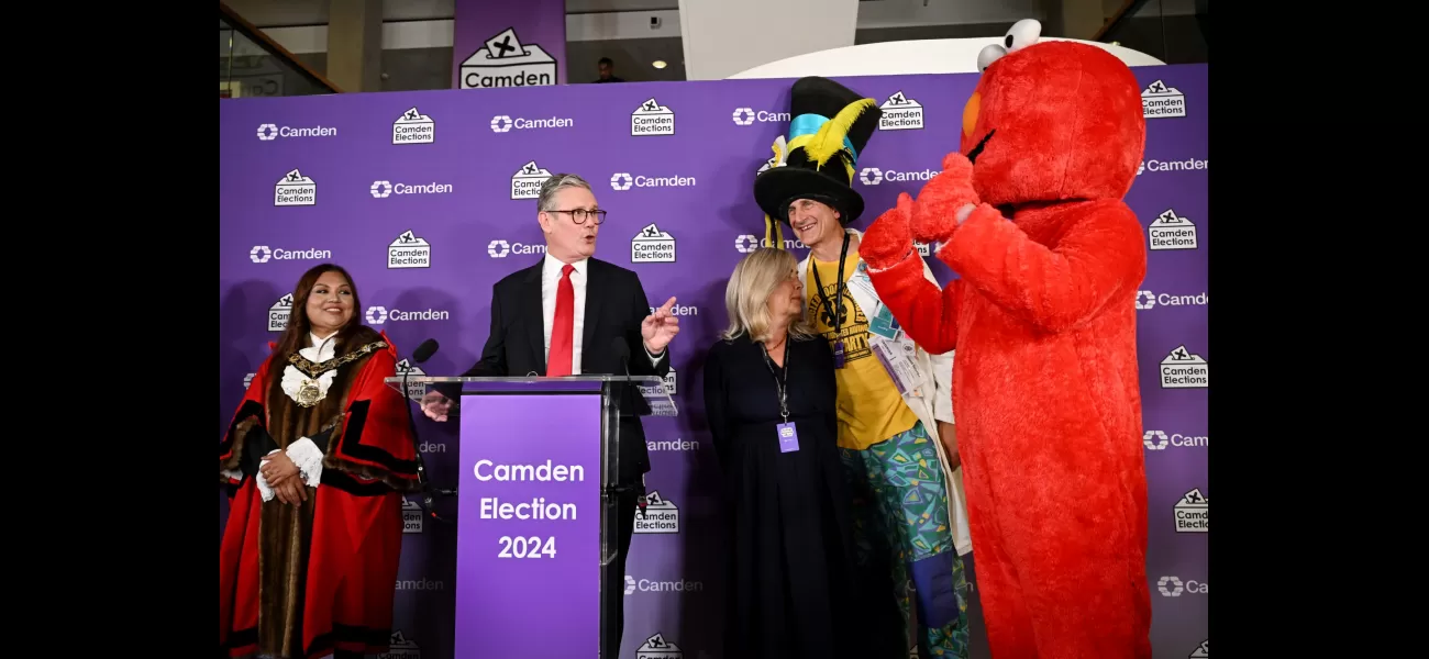 Starmer defeats Elmo, Labour headed for big win.