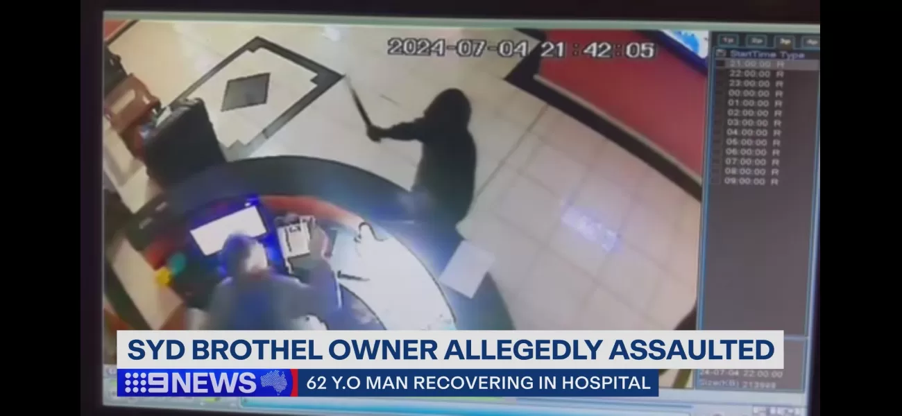 Sydney brothel owner attacked by gang with machete and bat.