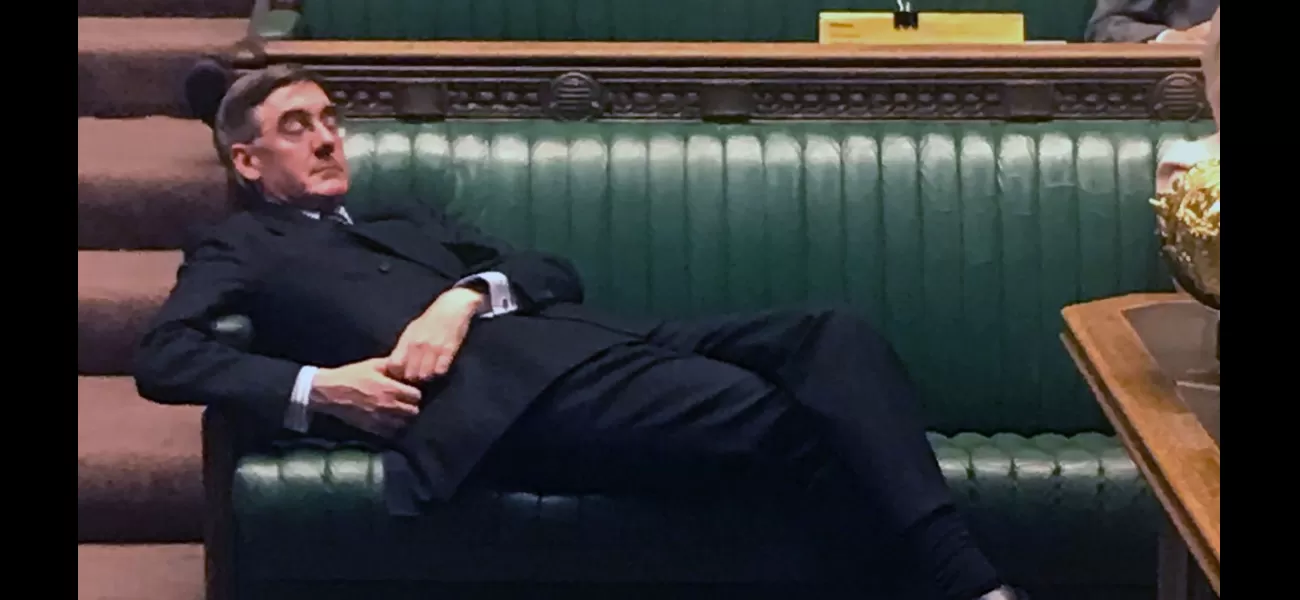 Rees Mogg lost election seat, now has more time to relax.