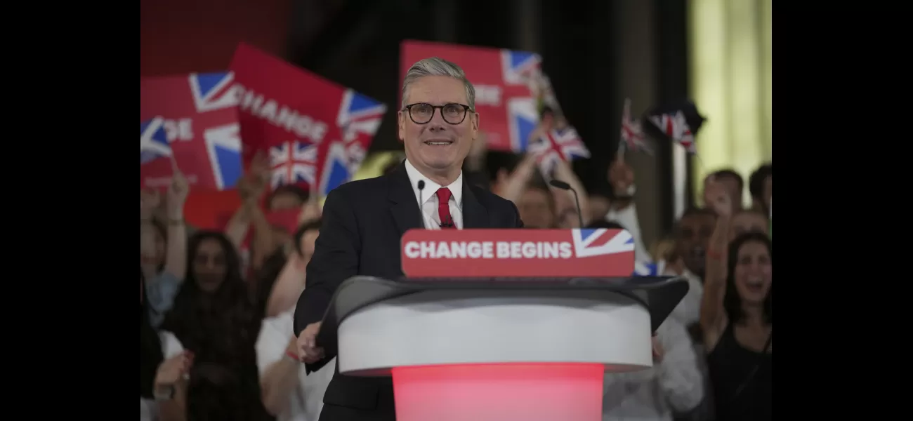 Labour wins big in General Election, while Tories suffer major loss.