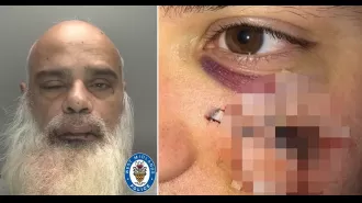 New computer user attacked with kitchen knife in domestic dispute.