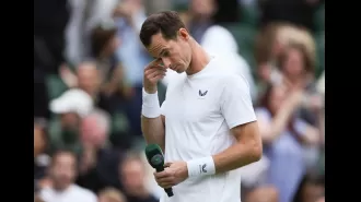 Murray becomes emotional in front of family during Wimbledon speech.