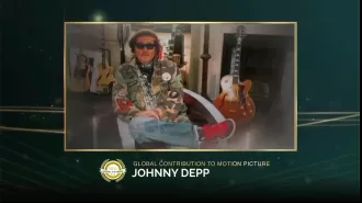 Johnny Depp reflects on his career and wins a major award.