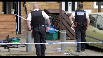 Police are urgently searching for a man with a knife after three separate stabbing incidents occurred within six minutes in west London.