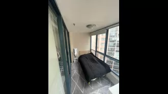 A sunny balcony in Sydney is available for rent at $360 per week.