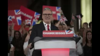 Labour wins big in General Election, while Tories suffer major loss.