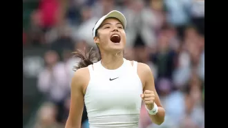 Schedule for Wimbledon Day 5 featuring Emma Raducanu playing third-round match.