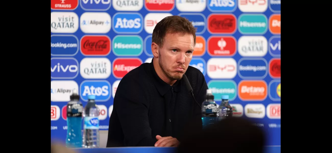 Germany coach Nagelsmann shares post-Euro 2024 exit message with squad.