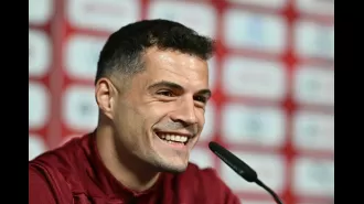 Swiss coach provides Xhaka update and caution to England before Euro 2024 match.