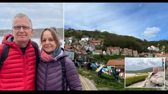 Coastal town residents claim dwindling population of 14 due to presence of self-centered vacation homeowners.