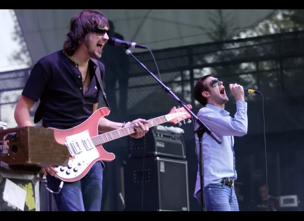 A rock band from the 2000s announces they are happy to move forward after removing their controversial lead singer.