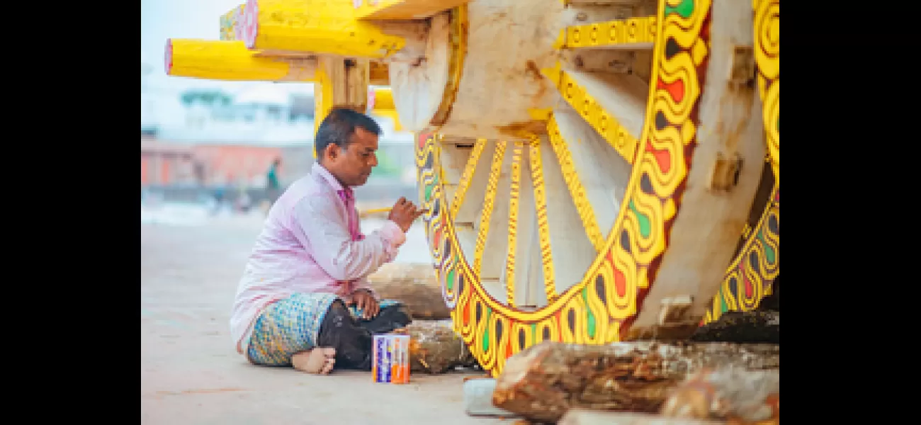 Preparations underway for Lord Jagannath's Rath Yatra in Puri.