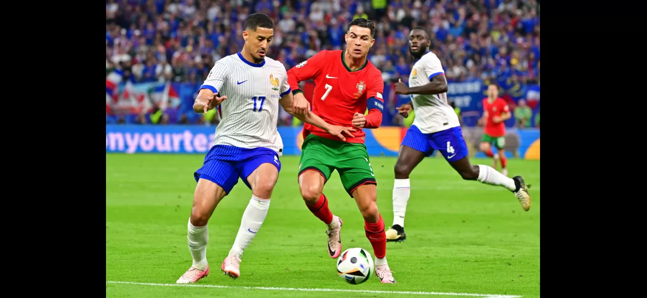 Saliba happy to keep Ronaldo scoreless in France's Euro victory against Portugal.