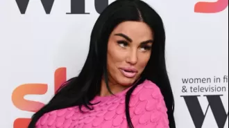 Katie Price stumps web with photo of unexplained injury.