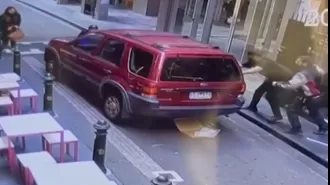 Man in Melbourne hit by his own vehicle in a violent hit-and-run incident.