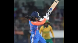 India Women lose to South Africa by 12 runs despite a strong performance from Jemimah, who scored an unbeaten fifty in the 1st T20I.