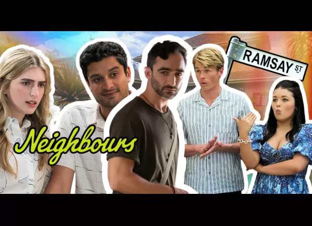 Logan's secret is revealed and an old love is rekindled on Neighbours.