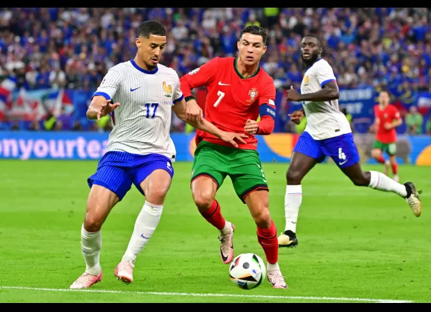 Saliba happy to keep Ronaldo scoreless in France's Euro victory against Portugal.