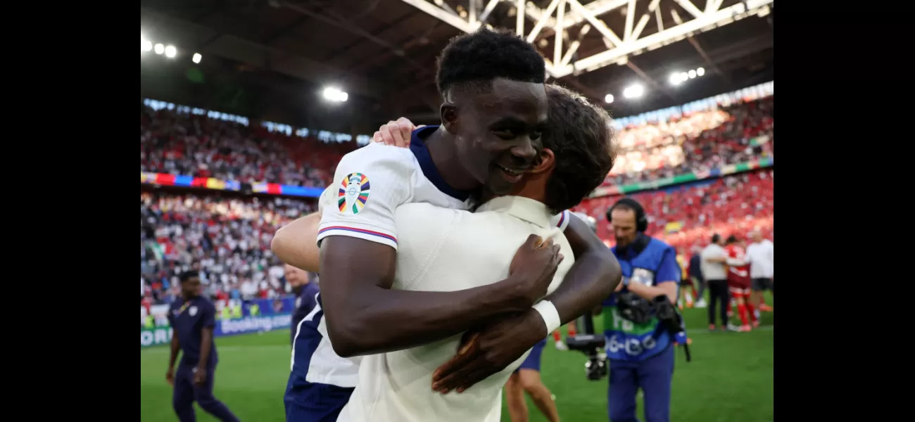 Saka reaches out to former Arsenal leader Xhaka after eliminating him from Euro 2024.