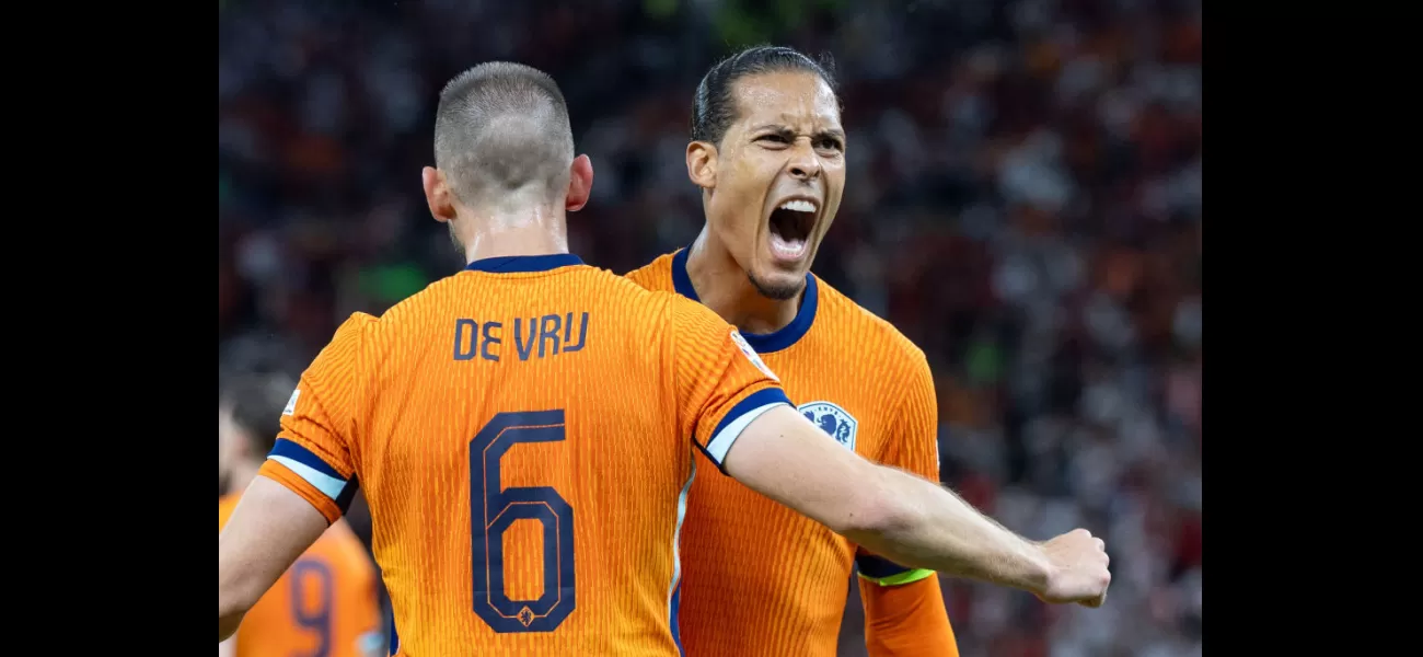 Van Dijk, Netherlands and Liverpool captain, shares his reaction to facing England in the Euro 2024 semi-final.