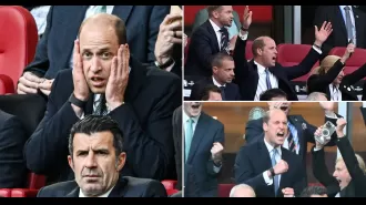 Prince William praises England for their tense victory in a penalty shootout during the Euros.