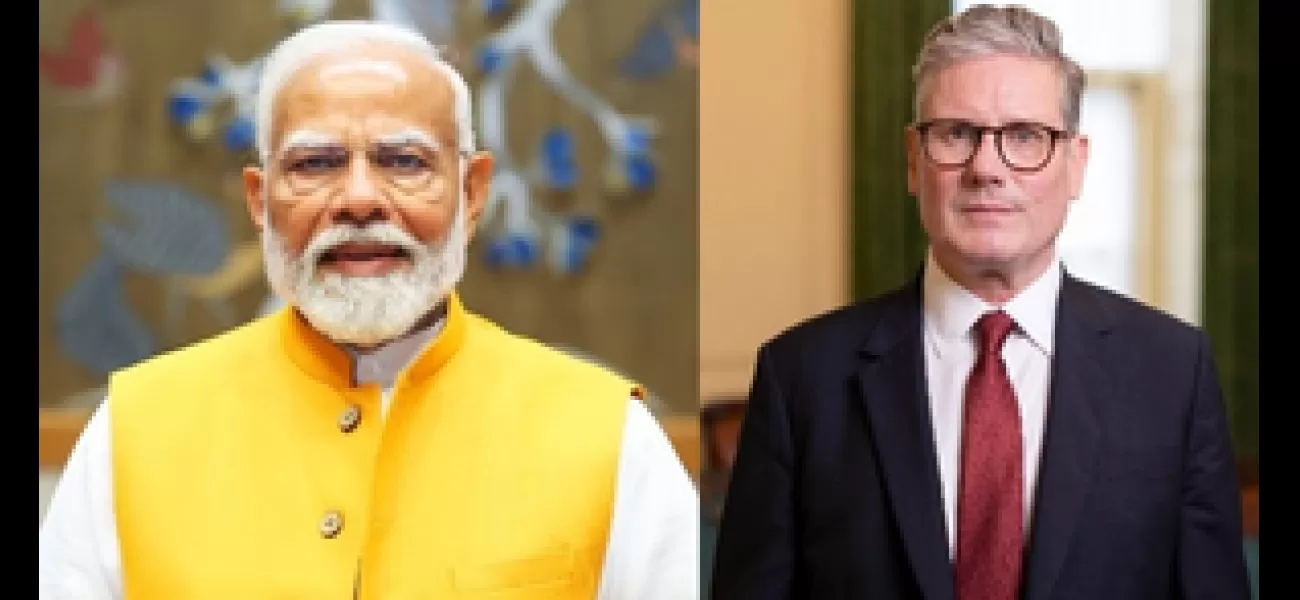 Modi and Starmer agree to work on a trade deal.