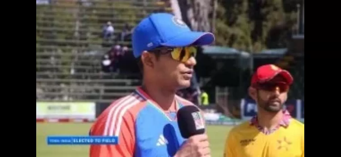 India chooses to field first in the first T20I match against Zimbabwe.