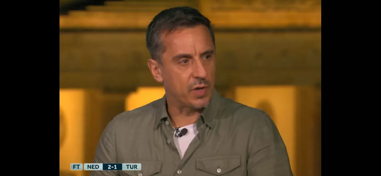 Gary Neville predicts outcome of Euro 2024 semi-final between England and Netherlands.