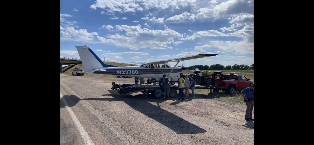 Plane has to land on I-76 in Morgan County due to emergency situation.