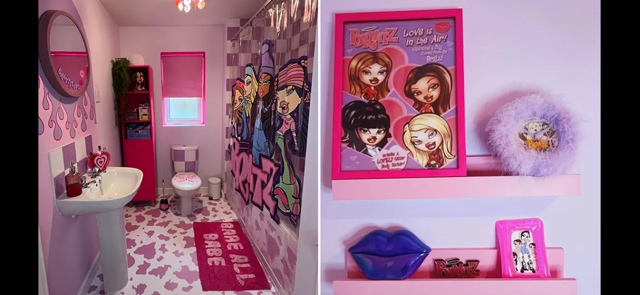 A mother turns her council house into a 2000s dreamland, comparing it to a 