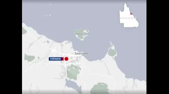 Police in Townsville killed a man who was carrying a knife.