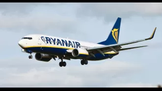 A chaotic Ryanair flight was forced to make an emergency landing due to a physical altercation between passengers.