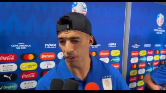 Suarez criticizes former Man United player following Uruguay's victory over Brazil in Copa America.