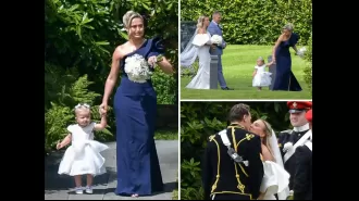 Molly-Mae Hague looks amazing as maid of honour at her sister's wedding in the Lake District.