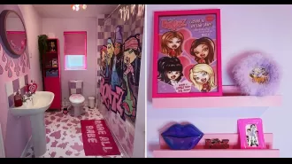 A mother turns her council house into a 2000s dreamland, comparing it to a 
