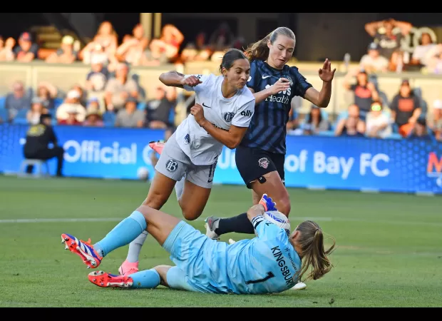 Bay FC ends first half with a 3-0 defeat against Washington Spirit.