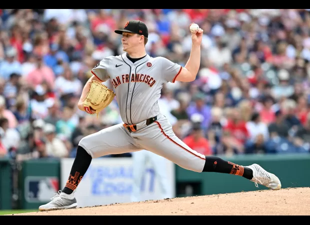 SF Giants star Kyle Harrison battles in return from injury but still loses to Cleveland Guardians in first game back