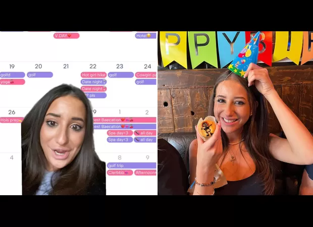 The calendar revealed my significant other's infidelity.