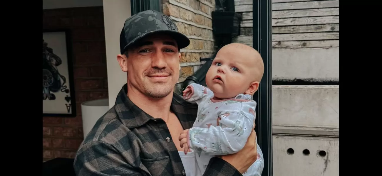 Star of popular television show, Made in Chelsea, heartbroken after death of three-month-old baby godson.