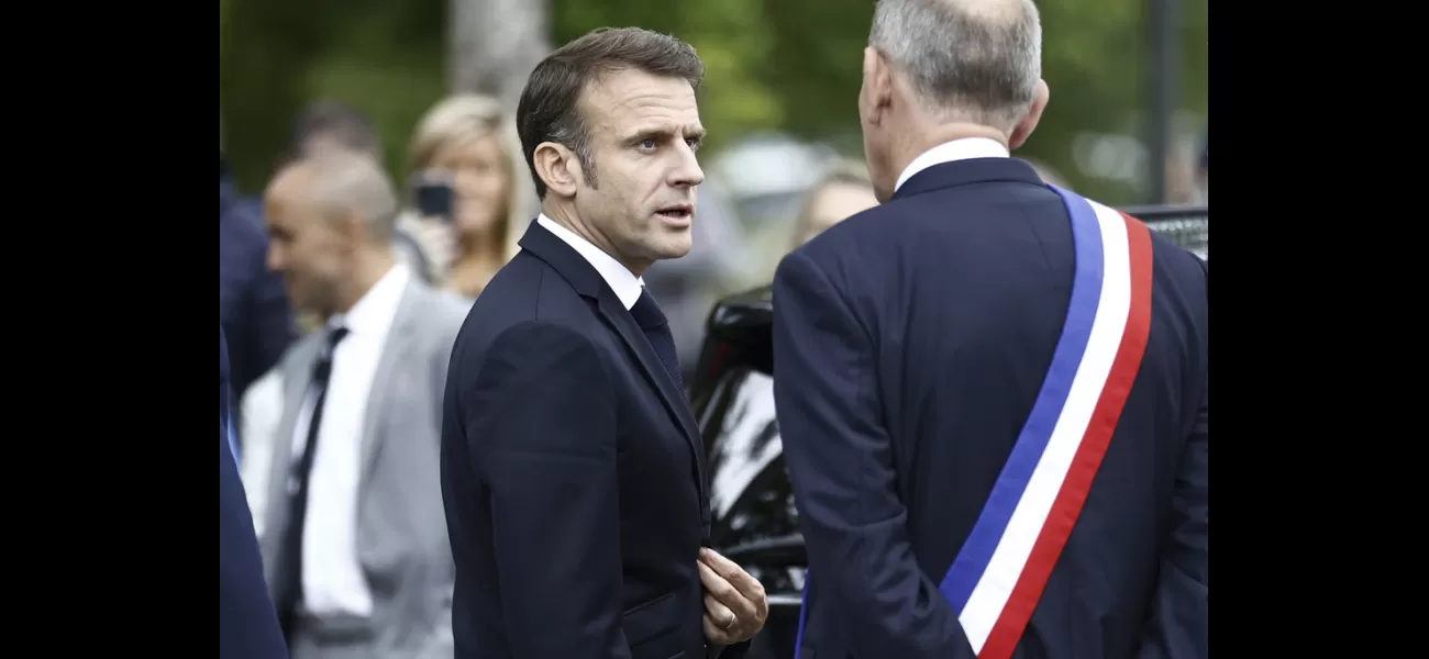 Macron casts his vote in important election that may result in far-right gaining control.