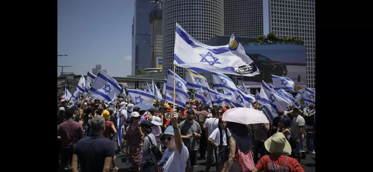 Israeli people block roads, demand end to violence and safe return of hostages.