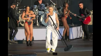 Robbie Williams wows at BST Hyde Park show, unexpected appearance by Danny Dyer.