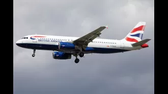 A plane had to make an emergency detour after being hit by lightning near Heathrow Airport.