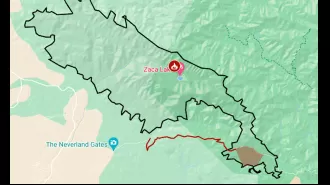 The Lake Fire in Santa Barbara County is now the second largest wildfire of the season according to a map.