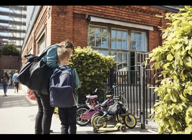 I'm still in shock from what I witnessed at the school entrance.